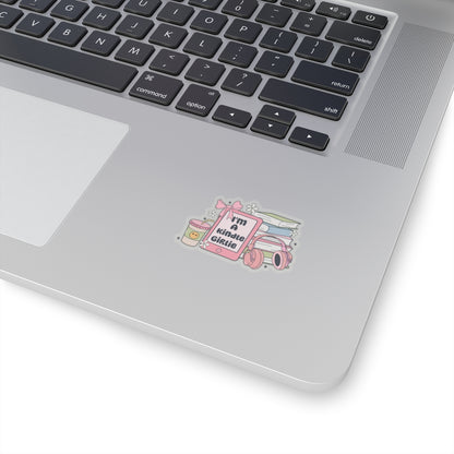 Kindle Girlie Stickers - Perfect for Book Lovers, Laptop Decor, Study Vibes, Gift Ideas for Readers, Cute Aesthetic Decals