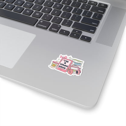 Kindle Girlie Stickers - Perfect for Book Lovers, Laptop Decor, Study Vibes, Gift Ideas for Readers, Cute Aesthetic Decals