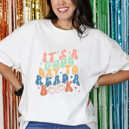 its a good day to read a book Unisex Heavy Cotton Tee