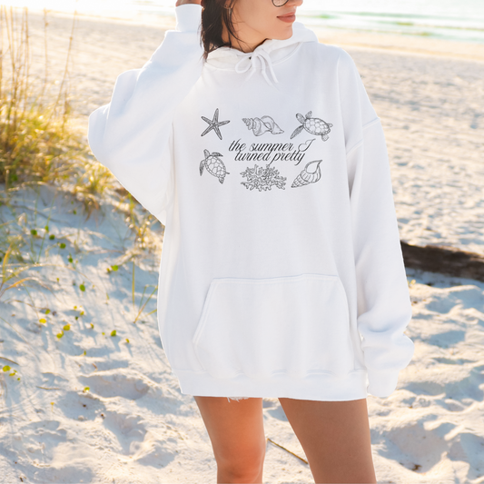 Summer Vibes Hooded Sweatshirt - The Summer I Turned Pretty Design