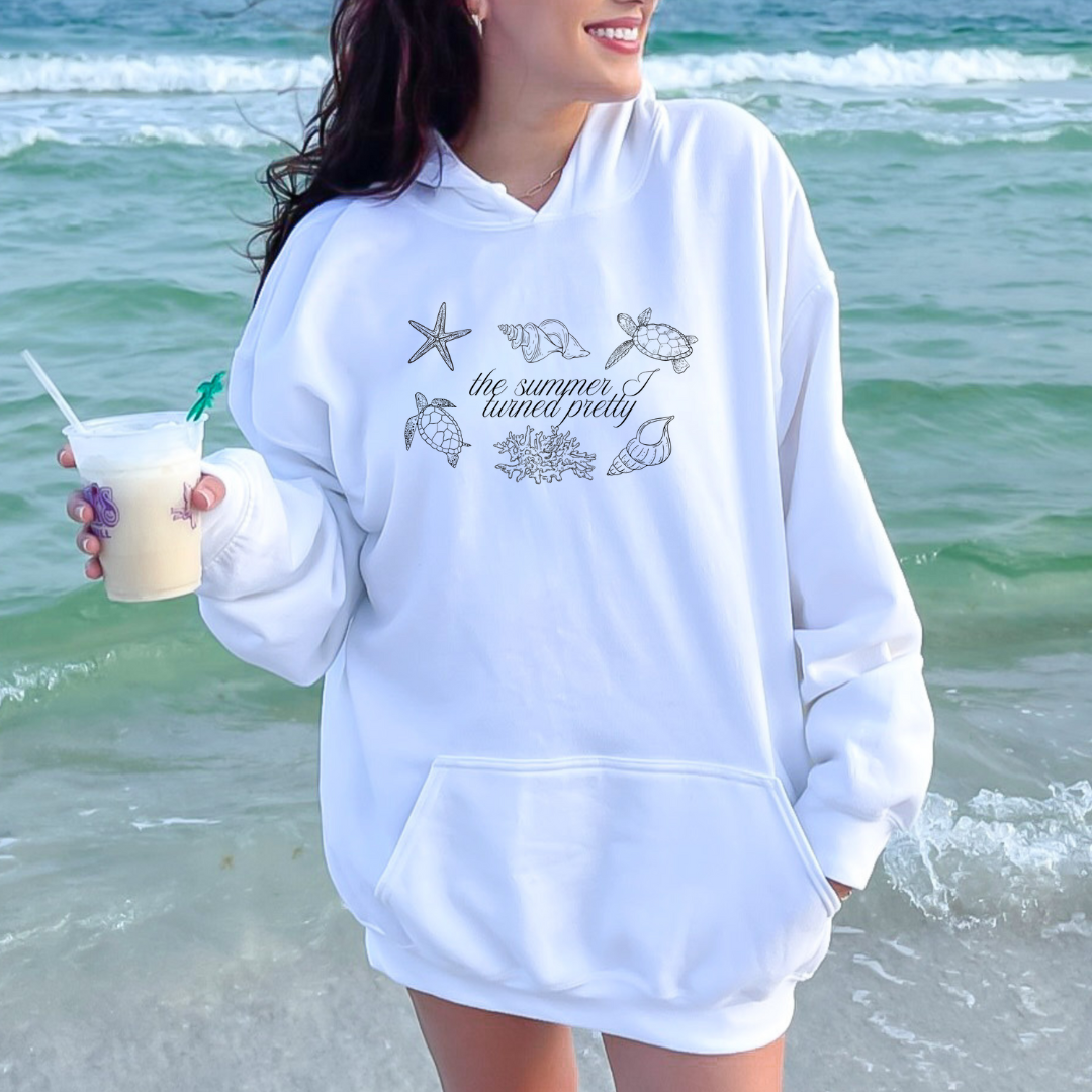 Summer Vibes Hooded Sweatshirt - The Summer I Turned Pretty Design