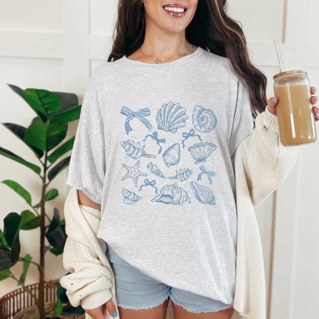 Beach Lovers Unisex Cotton Tee, Summer T-Shirt, Coastal Shell Design, Gift for Ocean Lovers, Beach Vacation Apparel
