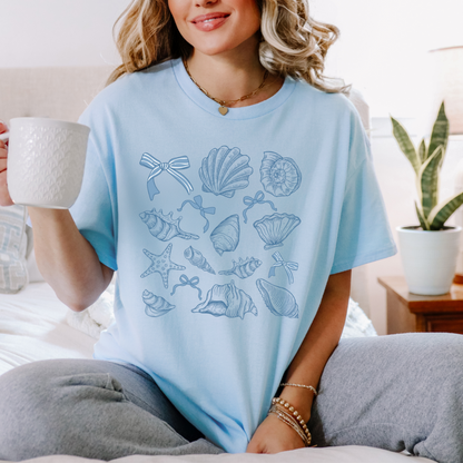 Beach Lovers Unisex Cotton Tee, Summer T-Shirt, Coastal Shell Design, Gift for Ocean Lovers, Beach Vacation Apparel