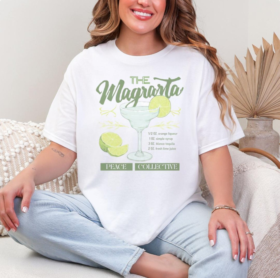 Margarita Recipe Shirt, Cocktail Graphic Tee, Retro Summer T-Shirt, Happy Hour Drink Tshirt, Bachelorette Party Tees, Cute Vintage Style